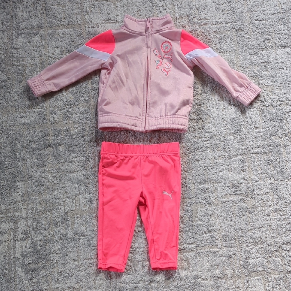 Puma Kids Pink Set Size 6-9 Months